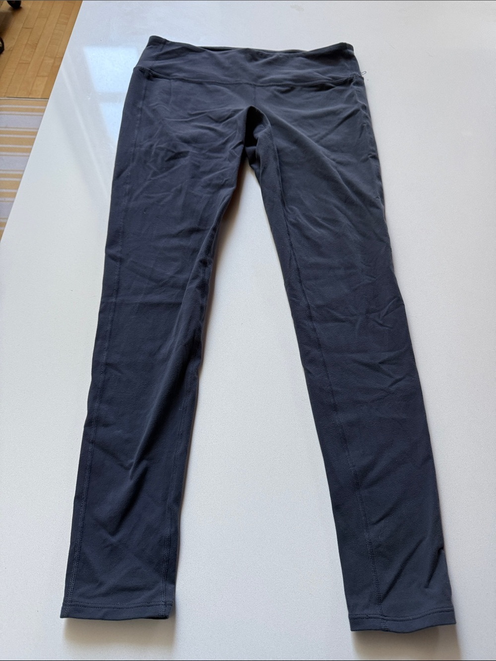 Athleta MidRise Charcoal Leggings, 28” Inseam, Size M
